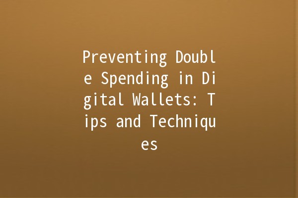 Preventing Double Spending in Digital Wallets: Tips and Techniques 💡🔐
