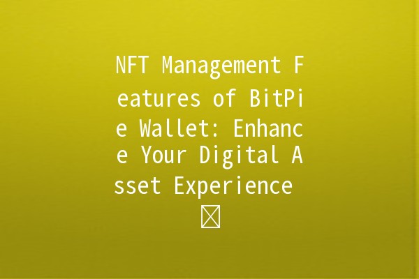 NFT Management Features of BitPie Wallet: Enhance Your Digital Asset Experience 🖼️💰